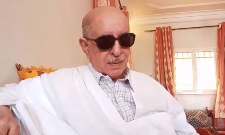 صورة الإعلان عن وفاة أبرز رموز التيار البعثي في موريتانيا