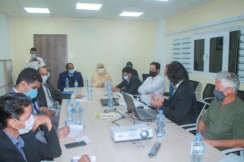 صورة تقديم دراسة أولية لمشروع التخطيط العمراني لمركز امحيجرات