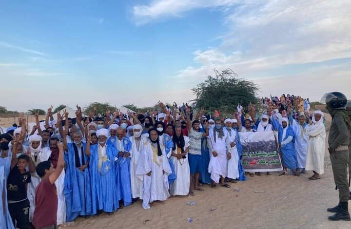 صورة لجنة متابعة حراك تيفيريت تستأنف أنشطتها الاحتجاجية