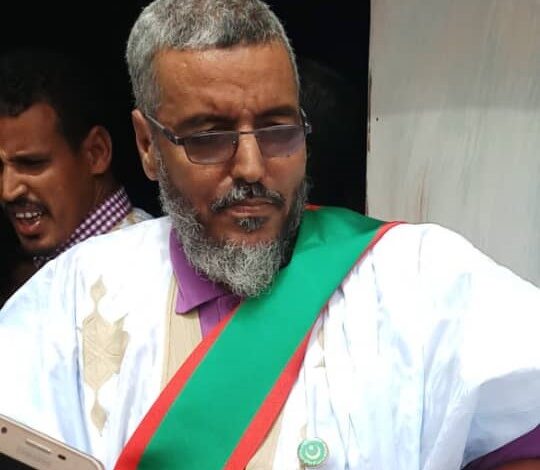 صورة وفاة عمدة بلدية آوليكات التابعة لمقاطعة واد الناقة