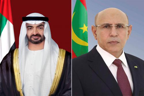 صورة ولي عهد أبوظبي يعلن التعاطف مع موريتانيا في ظل تفشي جائحة كورونا