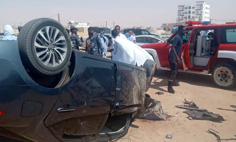 صورة إصابات خطيرة في حادث سير على طريق المطار القديم