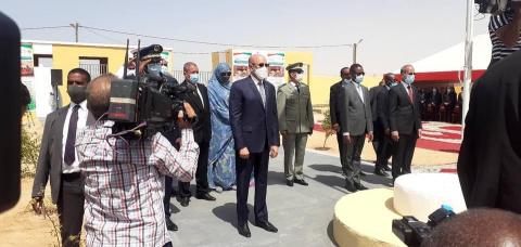 صورة ولد الغزواني يفتتح العام الدراسي الجديد من مقاطعة دار النعيم