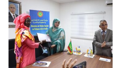صورة توقيع اتفاقية حول تعزيز الحماية الاجتماعية في موريتانيا