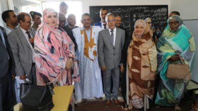 صورة وزيرة العمل الاجتماعي تــزور عـددا مـن ريـاض الأطـفال بنواكشوط الجنوبيـة 
