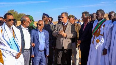 صورة ولد امحمد يدشن سدين في بلدية بورات ويحث المقاولين على إنهاء إعدادية البلدية في أسرع وقت ممكن