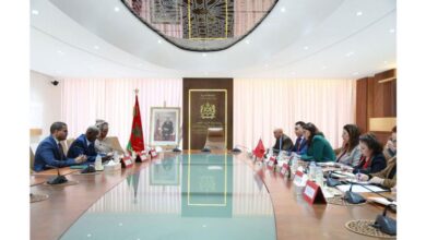 صورة وزير الإسكان يجري مباحثات مع نظيرته المغربية
